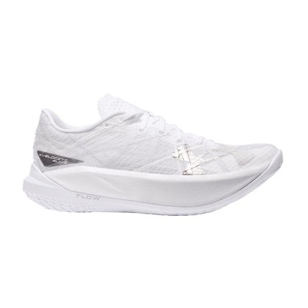 Men's Performance Running Shoes Under Armour Flow Velociti Elite 2  White/Halo Gray/Metallic Gun Metal 30272050102