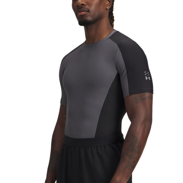 Men's Running T-Shirt Under Armour Halo Bonded Auxetic TShirt  Castlerock 60078430026