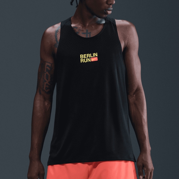 Men's Running Tank Nike City Marathon Tank  Black IH4074010