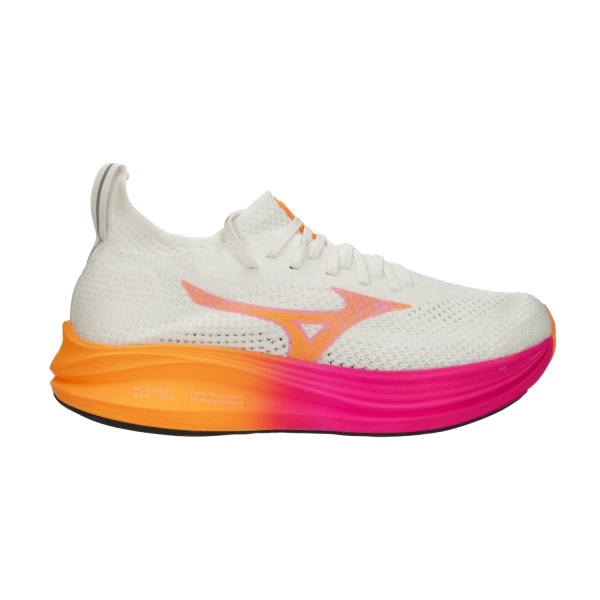 Men's Performance Running Shoes Mizuno Neo Zen Hanabi  White/Tang Orange/Pink Tetra J1GC258257