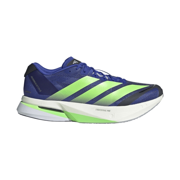 Men's Performance Running Shoes adidas adizero Boston 13  Lucid Blue/Lime Burst/Core Black JS4944