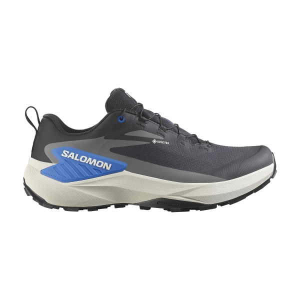 Men's Trail Running Shoes Salomon Genesis GTX  Black/Lunar Rock/French Blue L47807800