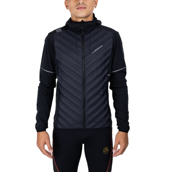 Men's Trail Running Jackets La Sportiva Koro Jacket  Black/Cloud P64999907