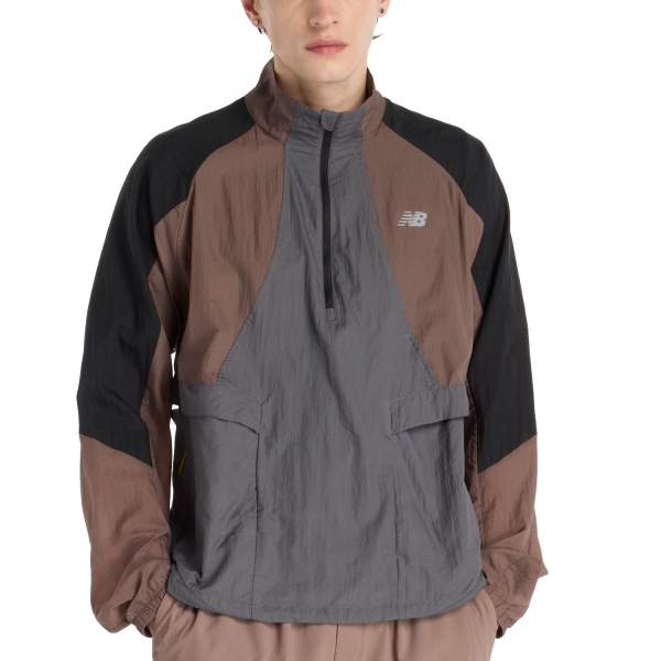 Men's Running Jacket New Balance Better Run Jacket  Earth Shadow MO53206EAS