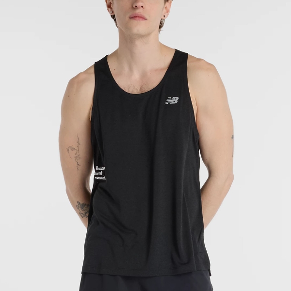 Men's Running Tank New Balance Athletics Graphic Tank  Black MT53215BK